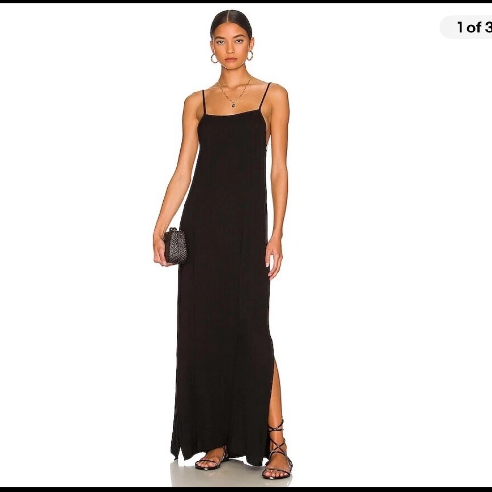 Heirloom Maxi Dress in True Black